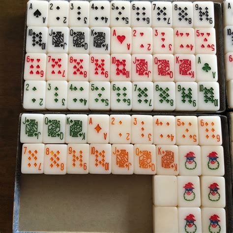 Mahjong poker telhas